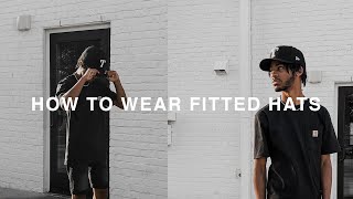 HOW TO CURVE AND WEAR FITTED HATS [upl. by Buffo]