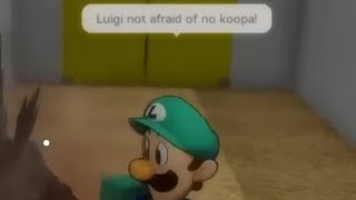 Luigi not afraid of no koopa Pillar Chase 2 Meme [upl. by Lilia]