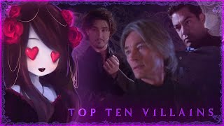 Top Ten FAVORITE Charmed Villains [upl. by Airebma]