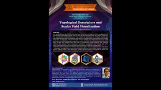 Institute Colloquium  Topological Descriptors and Scalar Field Visualization  23 October 2024 [upl. by Lessard881]