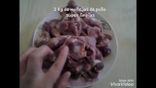 Cómo hacer Mollejas de Pollo en salsa verde [upl. by Ilka]