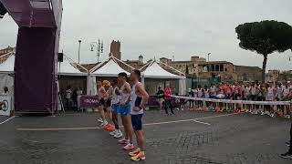 Europei di Atletica Roma 2024 Presentazione Mezza maratona uomini e partenza della gara [upl. by Eizus371]