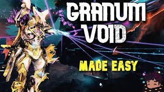 WARFRAME  GRANUM VOID  EASY MODE FARM  BUILD amp FRAME [upl. by Llerej]