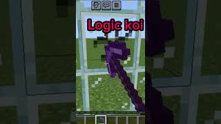 Minecraft logic Shorts Minecraft logic [upl. by Nairrot26]