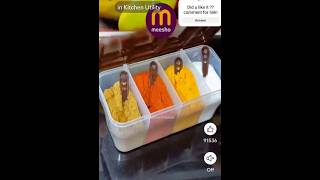 Meesho Finds Random Product  Spice box for kitchen  spice box is just 173rs spicebox meesho [upl. by Barcellona872]