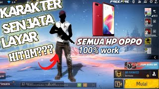 cara mengatasi free fire black screen layar Hitam hp Oppo semua tipe [upl. by Annahsohs746]