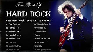 Classic Hard Rock 80s amp 90s  Top 100 Classic Hard Rock Songs Of All Time [upl. by Nahoj]