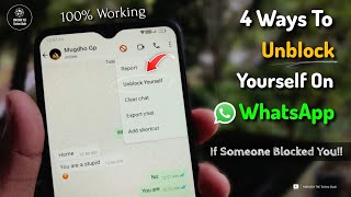 How To Unblock Yourself On WhatsApp If Someone Blocked You In 2024 4 Ways [upl. by Gerti]