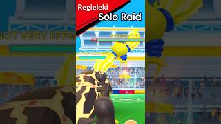 SOLO REGIELEKI raid in Pokémon GO [upl. by Euphemiah263]