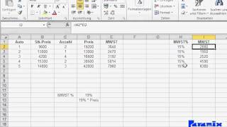 Excel Grundlagen Absolute Zellbezüge [upl. by Sivahc]