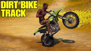 Fortnite Motorbike Gameplay  Motocross Track [upl. by Naugal]