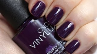 CND VINYLUX Weekly Polish  Application Tutorial amp Dry Time Test [upl. by Chin]