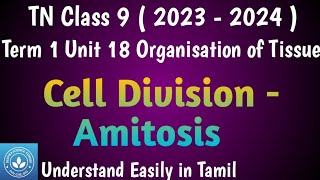 Cell Division  Amitosis Class 9 Science Term 1 Unit 18 Organisation of Tissue [upl. by Aig]