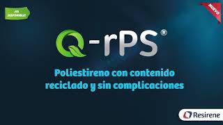 Q  rPS  Poliestireno con contenido reciclado y sin complicaciones [upl. by Larimer325]