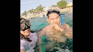 Love this activities snorkeling 🤿 at Panagsama beach Moalboal Cebu 🌊💦🤩🐢🐟 [upl. by Bolan500]