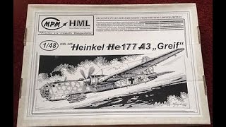 Heinkel He177 A3 148 MPM  Retro Unboxing [upl. by Kynan311]