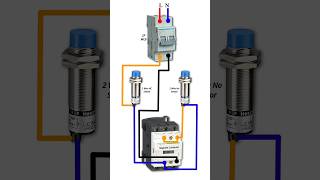 2 Wire Proximity Sensor Magnetic Contactor Connection electrical [upl. by Layman]