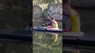 World Champion Carlos Garrote Spain 🇪🇦 TECHNIQUE 🔥Kayaksprint shorts [upl. by Karia]