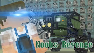 Blocky Cars Online I Put 171 Noob Turrets in Starter car [upl. by Townshend]