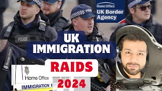 UK Immigration Raid 85 People Arrested  Life of Illegal immigrants in UK 2024 HumTumInEngland [upl. by Nauqahs]