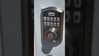 Weiser smart lockhome connect 620 auto lock setup [upl. by Draned]