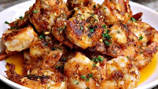 Quick and Easy Garlic Butter Shrimp Recipe  Garlic Shrimp Recipe [upl. by Phare]