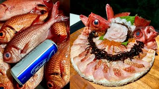 Nightfishing for MENPACHI in HAWAII  Epic sushi cake  Catch Cook Create [upl. by Perl467]