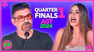 AGT 2024 Returns 🇺🇸 First Quarterfinals amp UNBELIEVABLE Golden Buzzer 🤩✨ [upl. by Jollanta435]