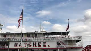 Steamboat Natchez Calliope Concert on the Mississippi pt2 [upl. by Rochette]