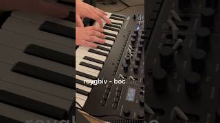 20240613 boards of canada roybiv bass patch on korg minilogue xd [upl. by Ahcropal]