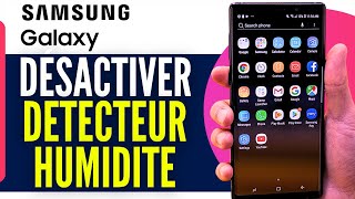 Comment Désactiver Le Détecteur Dhumidité Samsung  Comment Enlever La Goutte Deau Samsung 2024 [upl. by Irby]