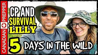 5 Days in the Wilderness with Survival Lilly In the Woods  DAY 1 [upl. by Ozner]