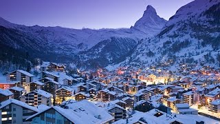 Swiss Alps Ski VILLAGE Zermatt Switzerland [upl. by Cher994]