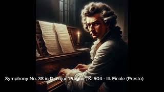 Wolfgang Amadeus Mozart  Symphony No 38 in D major Prague K 504  III Finale Presto [upl. by Uni]