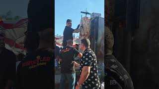 Adana lezzet Festivali İnsan boyunda döner Uzun İnsan Boyunda [upl. by Eilsew]