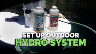 How To Set Up An Outdoor Hydroponics System [upl. by Elleoj100]