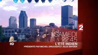 Lété Indien  France 2  Bandeannonce 1re émission avec Céline Dion [upl. by Wirth]