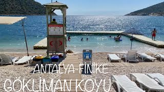 ￼🎥 Antalya Finike Gökliman koyu 4K walking tour 🇹🇷 [upl. by Illib]