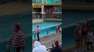 They were surp 😂 Tom mime SeaWorld seaworldmime funny fun funnyvideo comedy viralvideo [upl. by Ataga]