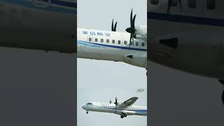 華信航空 ATR 72600 起飛 收起落架 [upl. by Buderus]