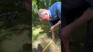 Miles tying up the quadrats Woodland and Wellbeing Project Pil Woods 12 Aug 2024 [upl. by Crescantia]