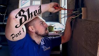 Another SHED REWIRE  Quinetic WIRELESS SWITCHING switching  Part 1 [upl. by Reiner]