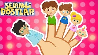 Parmak Ailesi çizgi film çocuk şarkıları 75DK Sevimli Dostlar  Kids Songs and Nursery Rhymes [upl. by Alyehc]