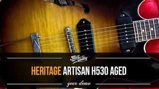 Hollowbodies and P90s a BRILLIANT combo The Heritage Artisan H530 Aged [upl. by Romeu]