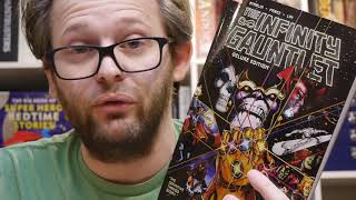 Marvel Comics Review The Infinity Gauntlet Deluxe Edition [upl. by Alexandre]