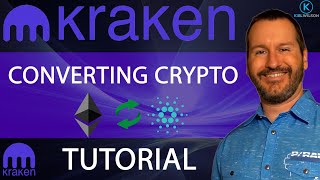 KRAKEN  CONVERTING CRYPTO  TUTORIAL  HOW TO CONVERT ONE CRYPTO INTO ANOTHER  SWAPPING CRYPTO [upl. by Annahsit467]