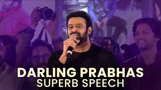 Darling Prabhas Superb Speech  Radhe Shyam Pre Release Event  Shreyas Media [upl. by Anna544]