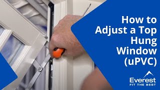 How to Adjust a Top Hung Window uPVC [upl. by Irtemed]