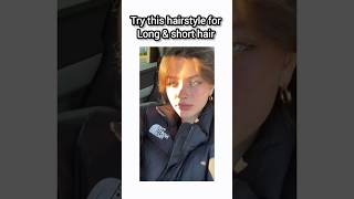 Try this hairstyle for short amp long hair trending hairstyle explore hair hairtutorial shorts [upl. by Gessner]