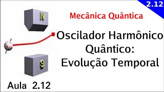 Oscilador Harmônico Quântico Evolução Temporal  Mecânica Quântica 1 – Aula 212 [upl. by Armbrecht]